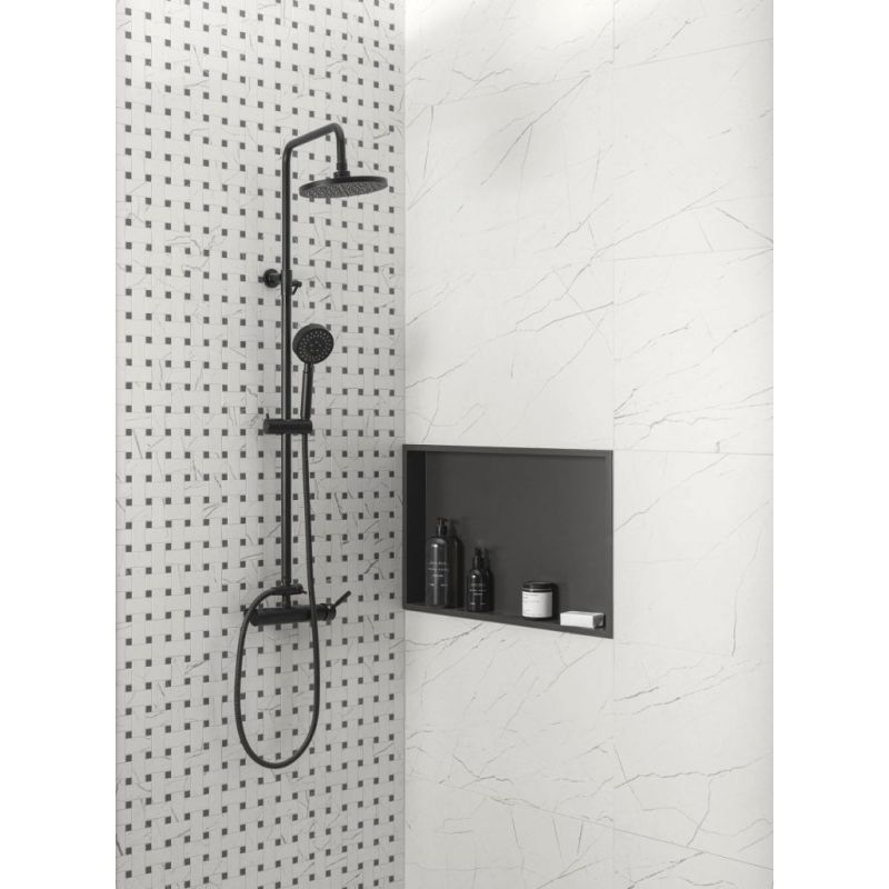 Carrelage Effet Marbre MUSE (AL) - White 