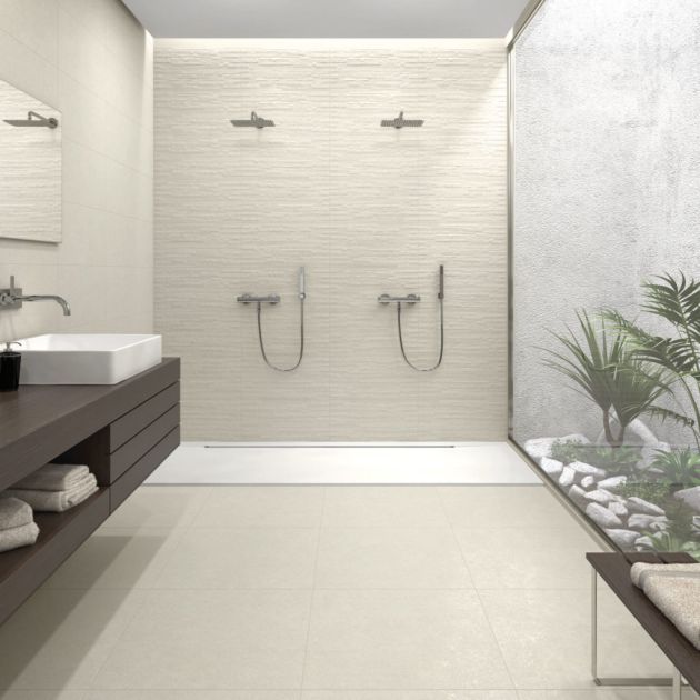 Carrelage Effet Pierre BALANCE (AL) - Beige