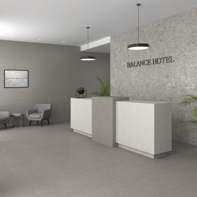 Carrelage Effet Pierre BALANCE (AL) - Ceppo Di Gre - Grey