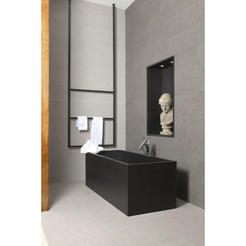 Carrelage Effet Pierre BALANCE (AL) - Silver - Grey