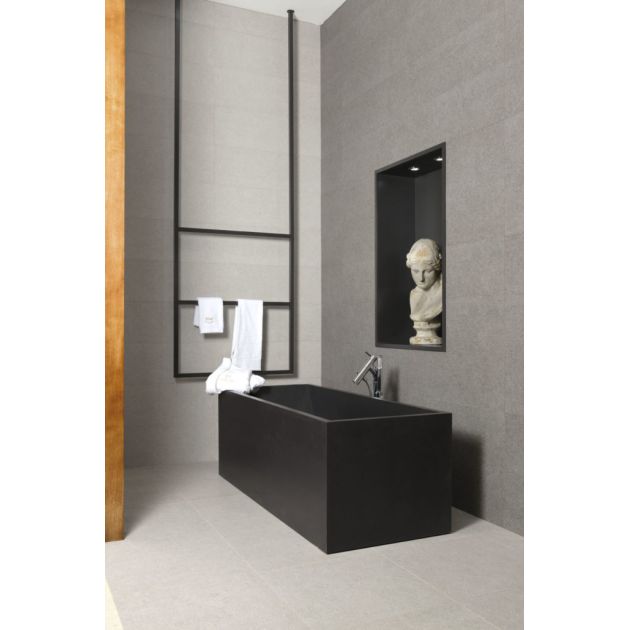 Carrelage Effet Pierre BALANCE (AL) - Silver - Grey