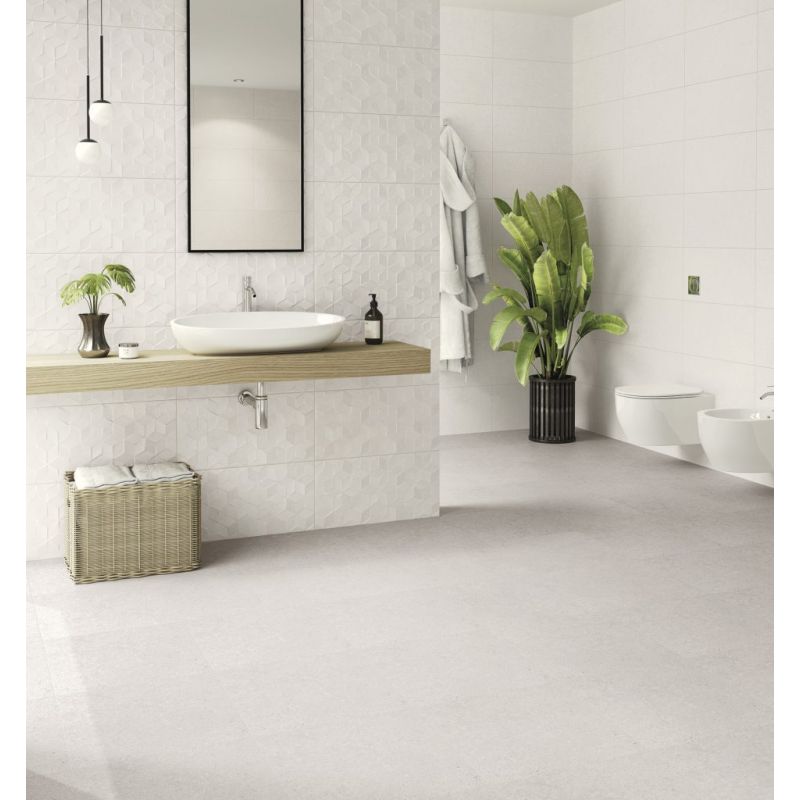 Carrelage Effet Pierre ETERNAL STONE (AL) - Talisman White - White