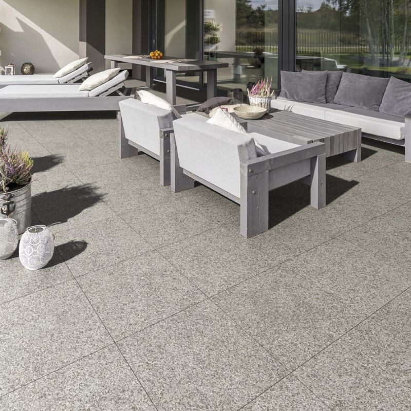 Carrelage Effet Pierre GRANIT (AL) - Grey