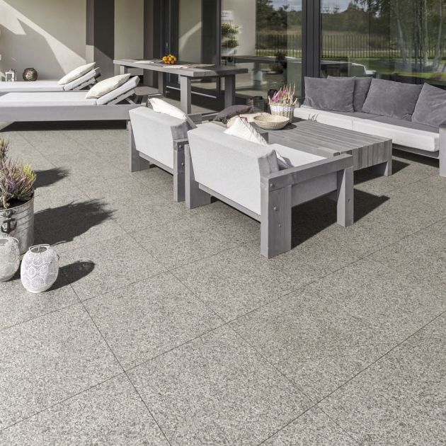 Carrelage Effet Pierre GRANIT (AL) - Grey