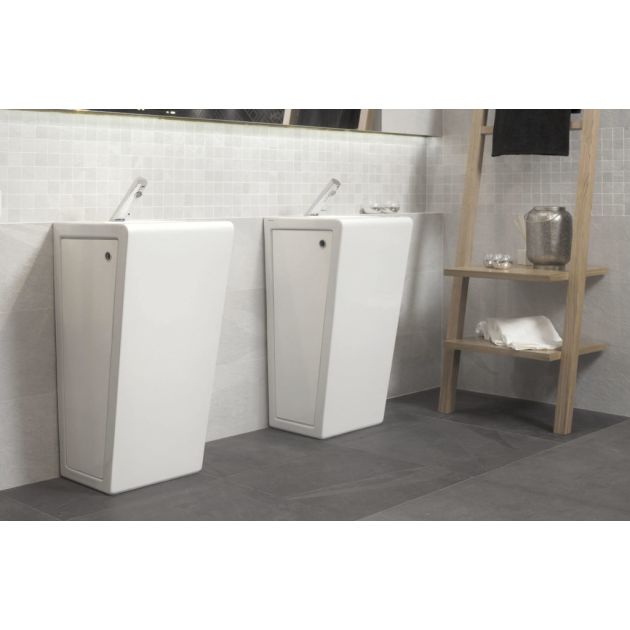 Carrelage Effet Pierre MUSTANG SLATE (AL) - White - Mosaic White