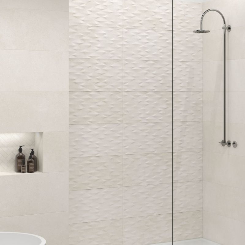 Carrelage Effet Pierre SERENA (AL) - Beige - Prisma Beige