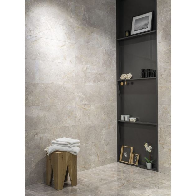 Carrelage Effet Pierre STONE AGE (AL) - Greige