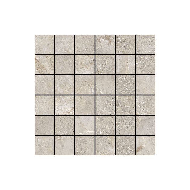 Carrelage Effet Pierre STONE AGE (AL) - Mosaic Greige