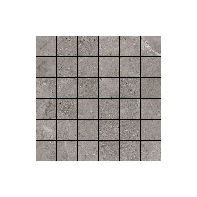 Carrelage Effet Pierre STONE AGE (AL) - Mosaic Grey