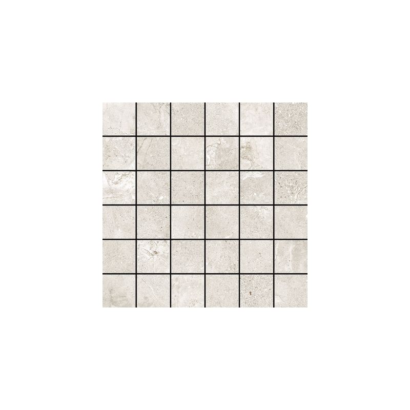 Carrelage Effet Pierre STONE AGE (AL) - Mosaic White
