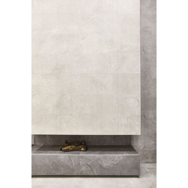 Carrelage Effet Pierre STONE AGE (AL) - Sawn White