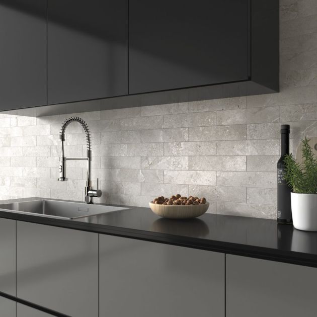 Carrelage Effet Pierre STONE AGE (AL) - White 