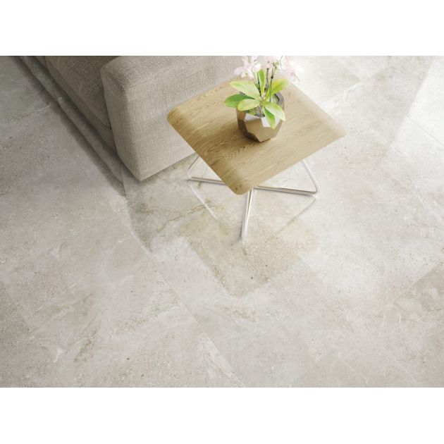 Carrelage Effet Pierre STONE AGE (AL) - White 