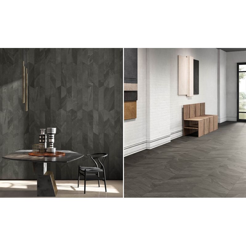 Carrelage Effet Pierre BRAZILIAN SLATE (US) - Elephant Grey