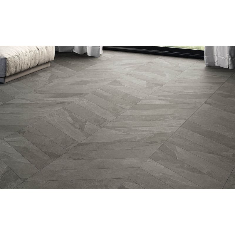 Carrelage Effet Pierre BRAZILIAN SLATE (US) - Pencil Grey