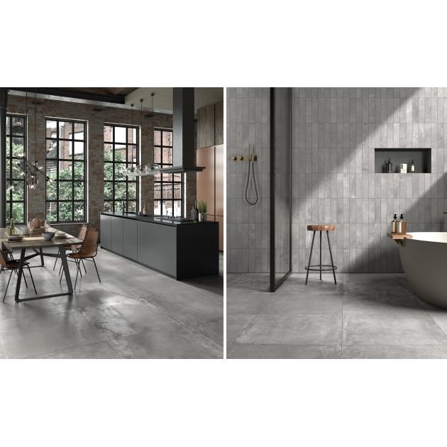 Carrelage Effet Déco OXID (US) - Silver
