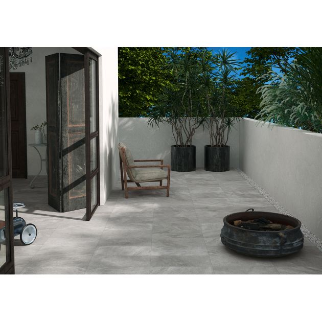 Carrelage Effet Pierre STONE LAB (HE) - Quarzite Grigio