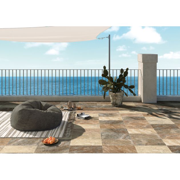 Carrelage Effet Pierre STONE LAB (HE) - Quarzite Multicolor