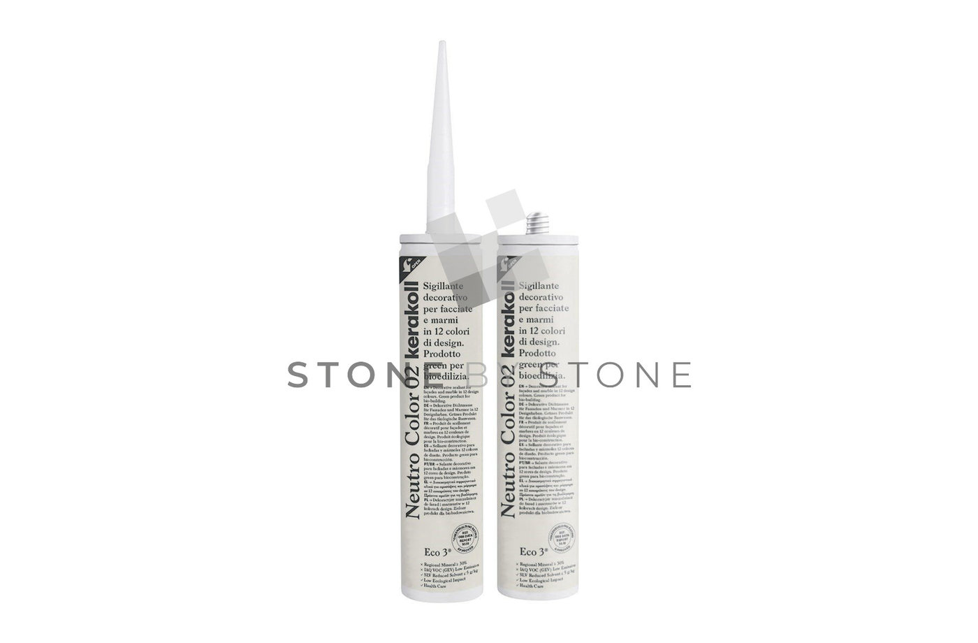 Silicone spécial pierre - KERAKOLL - Neutro Color Blanc (02) - 310 ml