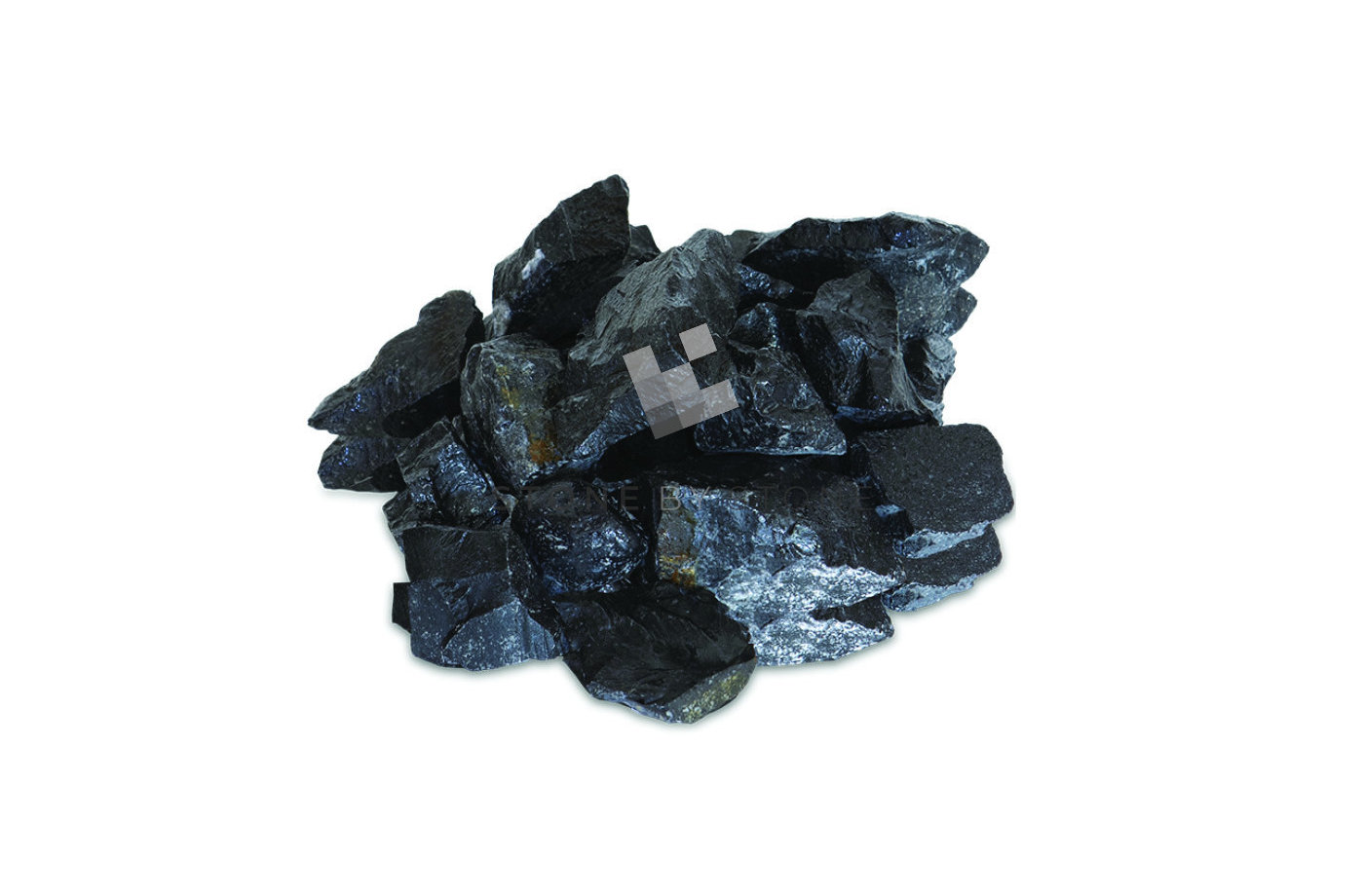 Galet noir concassé - Sac 25kg - Vulcano