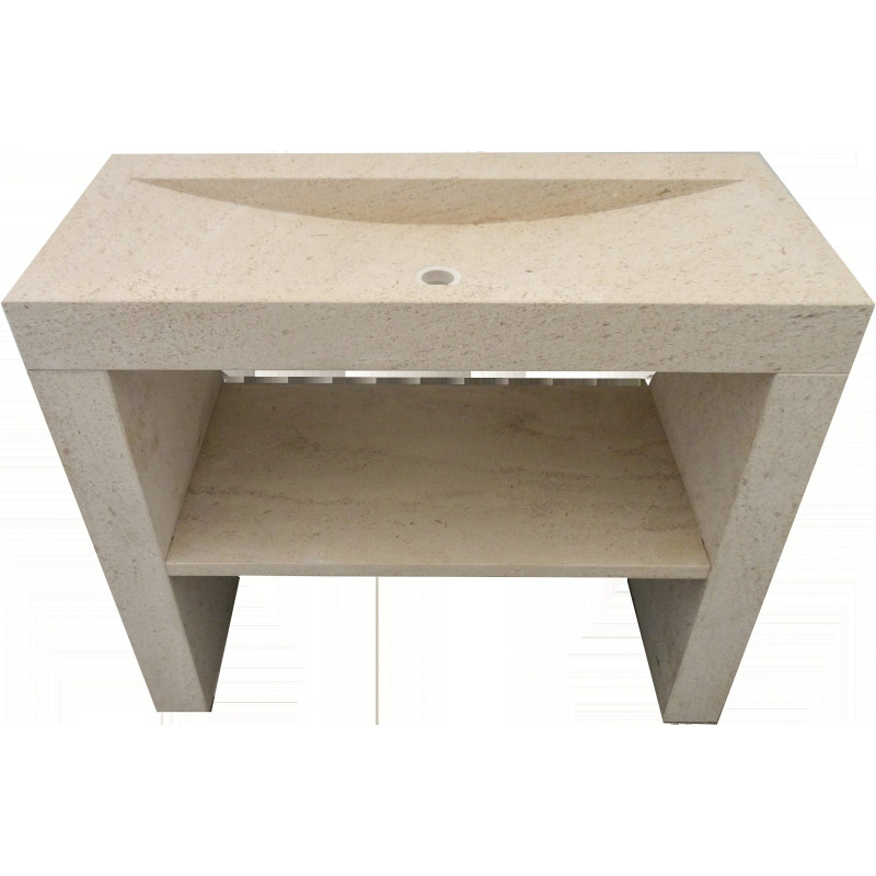 Vasque meuble 100x45/85cm - Montbard - Crème